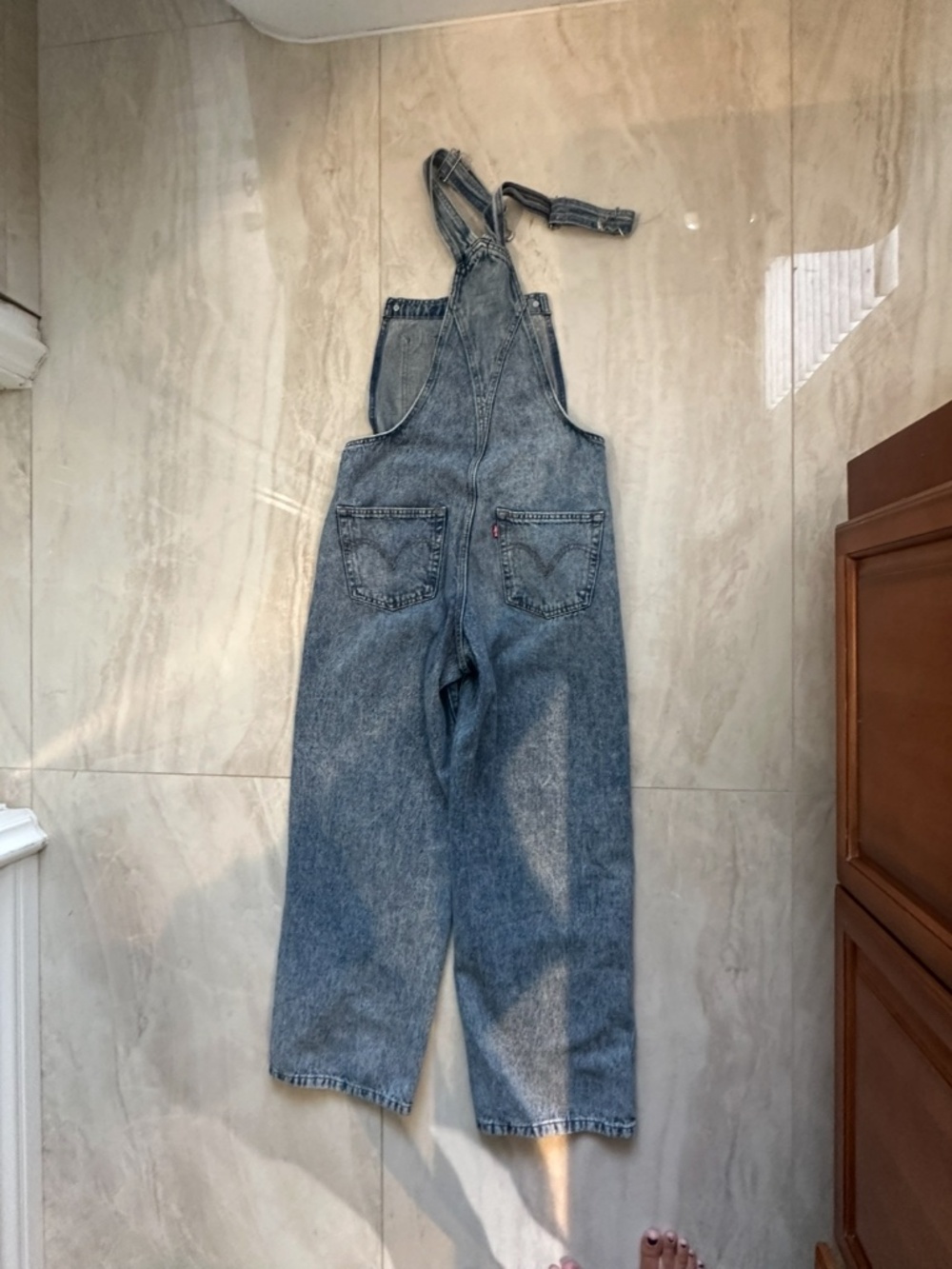 Levi's Full-Length Baggy Overalls - Size Small - Picture 7 of 10